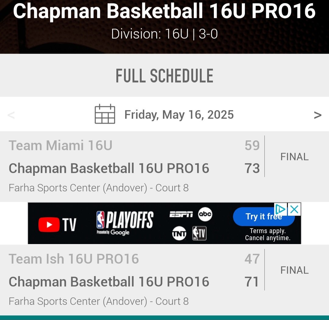 JLowSinged's tweet photo. Congratulations to Chapman U16 Pro16. Undefeated 4-0 in Wichita! Came out on top in  rematch of last year's Puma Nxt championship, and 16-0 this season. Keep working sky is the limit. Feeling blessed and Privileged as always getting to watch these talented men. https://t.co/gjntLZV578