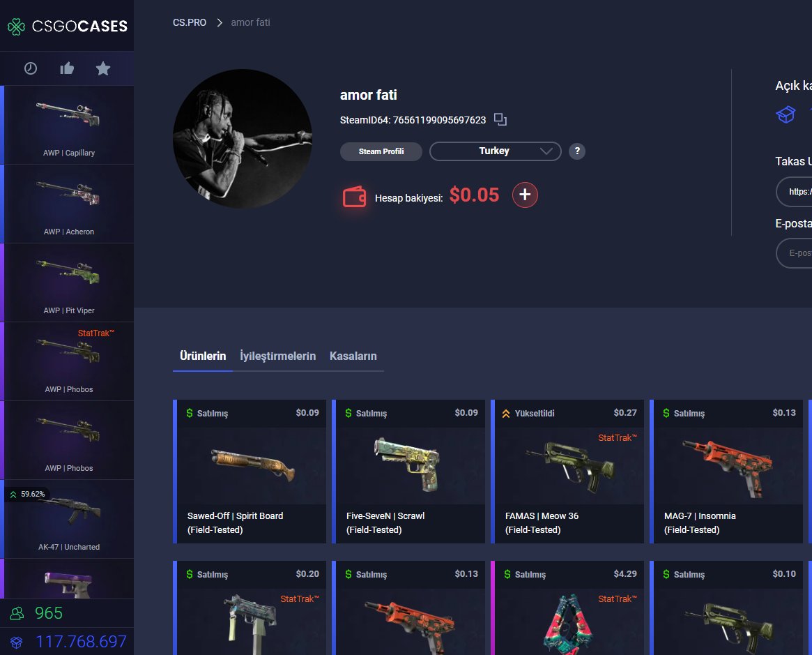 ShadrowaX's tweet photo. Bakın @csgocasescom 'da ne kazandım https://t.co/x1FoLHSYsU