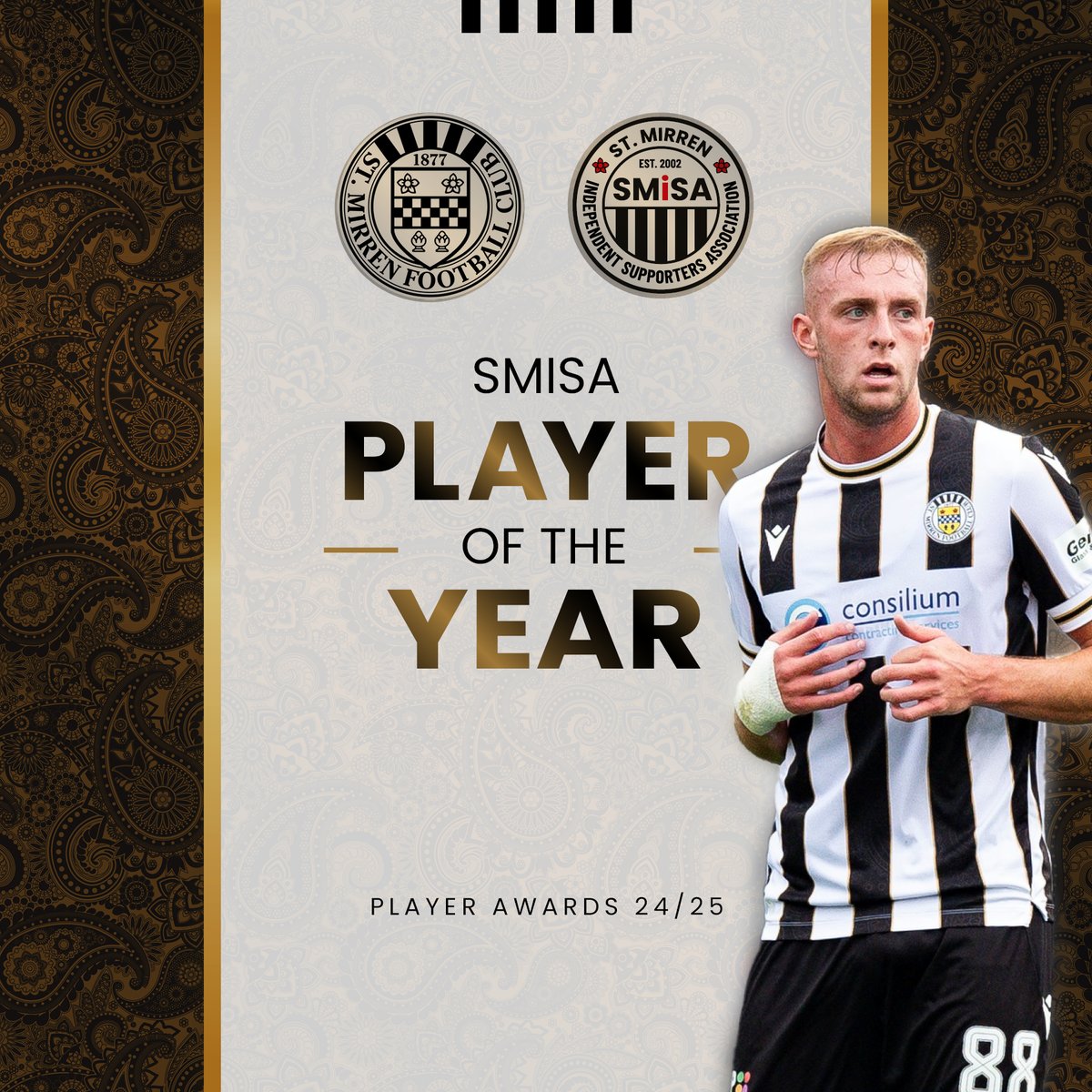 🥇 The #SMFCPOTY 2024/25 <a href="/smisatrust/">SMiSA</a> Player of the Year is Killian Phillips!