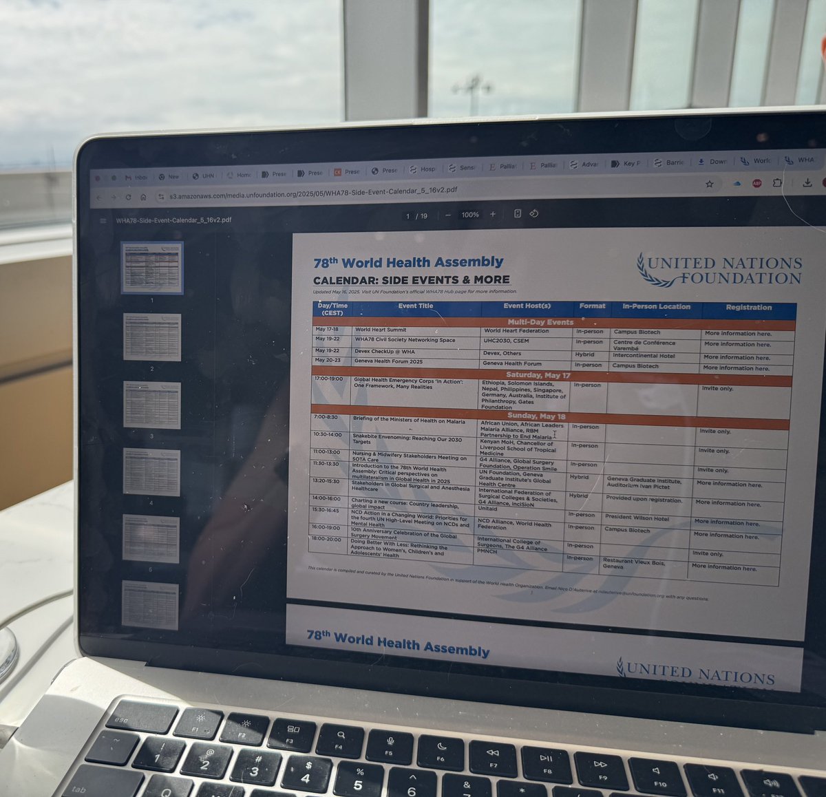 Kayla Wolofsky (@kaylawolofsky) on Twitter photo On route to Geneva to the WHO, World Health Assembly 2025 to discuss the important of palliative care in global health. Amazing side events to attend and so much to learn. <a href="/IAHPC/">IAHPC</a> <a href="/UHN/">University Health Network</a> <a href="/UofT_DoM/">Department of Medicine University of Toronto</a> <a href="/UHN_Supportive/">Department of Supportive Care</a> On route to Geneva to the WHO, World Health Assembly 2025 to discuss the important of palliative care in global health. Amazing side events to attend and so much to learn. <a href="/IAHPC/">IAHPC</a> <a href="/UHN/">University Health Network</a> <a href="/UofT_DoM/">Department of Medicine University of Toronto</a> <a href="/UHN_Supportive/">Department of Supportive Care</a>