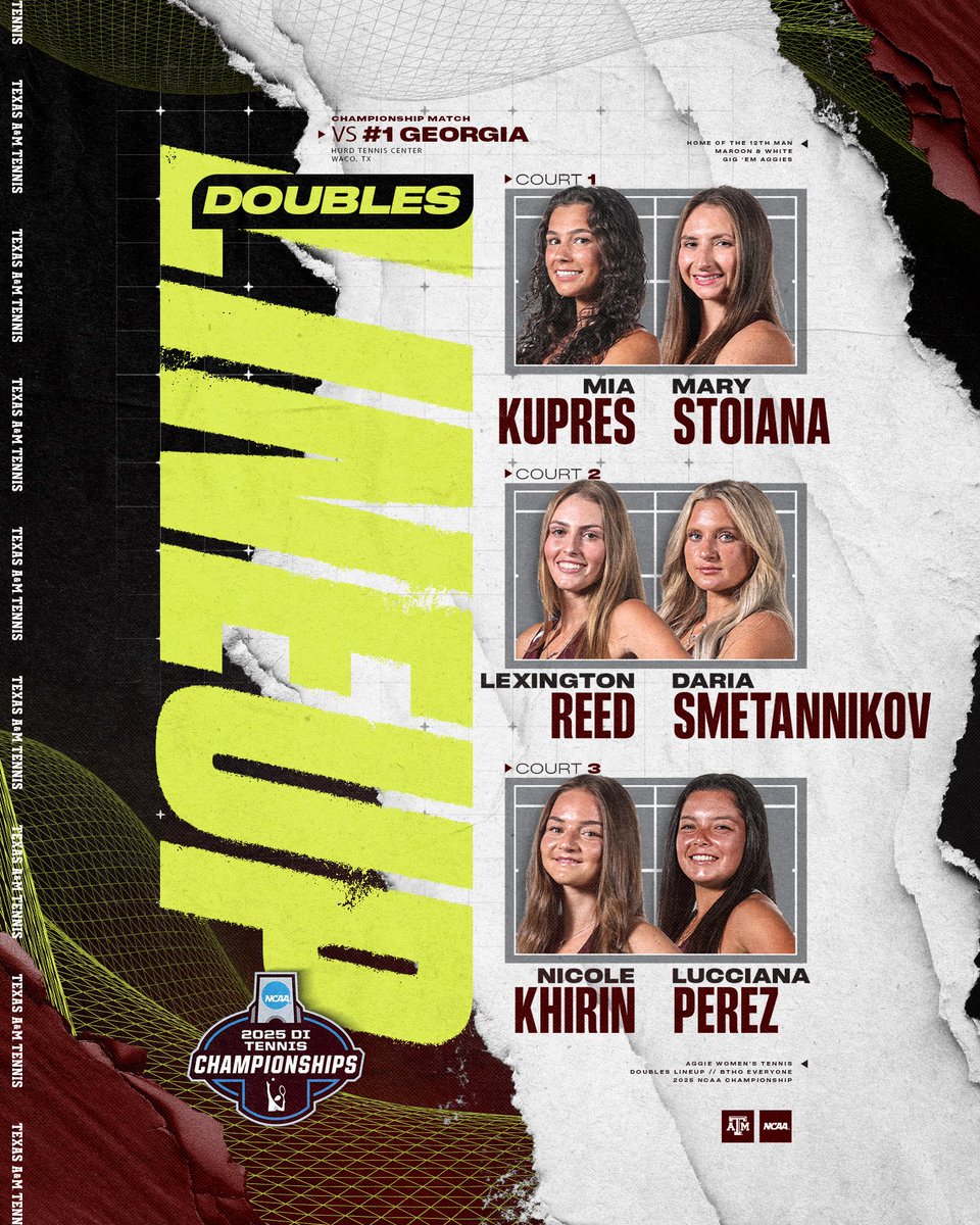 It all starts with doubles…

📺 - aggi.es/3ANIbzE
📊 - aggi.es/4jfcAHj

#GigEm//#AggieWT