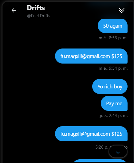 GooDBye60hz's tweet image. Being scammed by @FeeLDrifts, you guys are free for makes refounds on his paypal