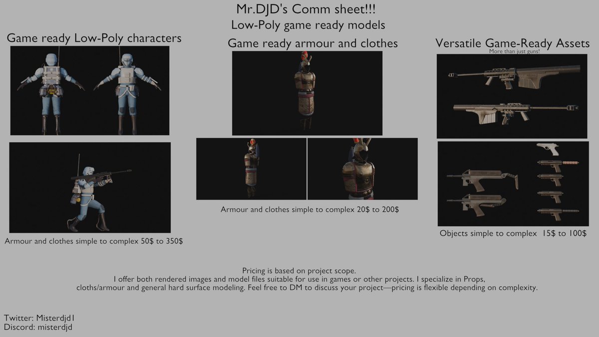 Misterdjd1's tweet image. I am now open for commissions 🐱If youre looking for a unique model for your project or just want to show support, feel free to reach out!