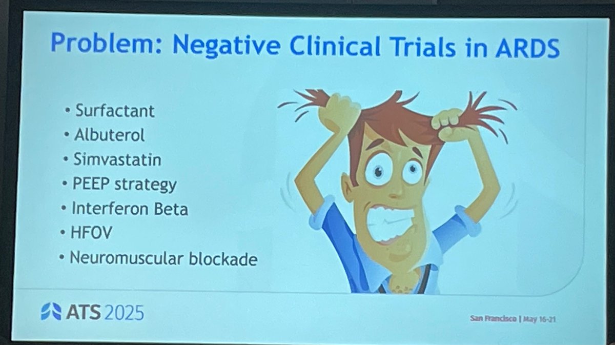 ATS Crit Care (@atscritcare) on Twitter photo John Reilly kicks off the session on precision ARDS with Identifying Treatable Traits and Examining Heterogeneity of Treatment Effect in Critical Care Trials
#ats2025 #ATSCritCareLive
<a href="/ATS_Assemblies/">ATS_Assemblies</a> <a href="/atscommunity/">American Thoracic Society (ATS)</a> John Reilly kicks off the session on precision ARDS with Identifying Treatable Traits and Examining Heterogeneity of Treatment Effect in Critical Care Trials
#ats2025 #ATSCritCareLive
<a href="/ATS_Assemblies/">ATS_Assemblies</a> <a href="/atscommunity/">American Thoracic Society (ATS)</a>