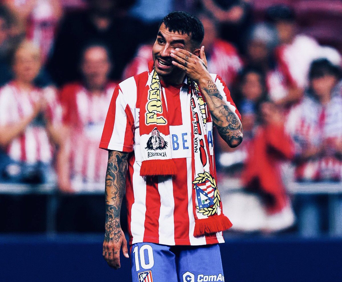 FabrizioRomano's tweet image. 🤍❤️👋🏻 Angelito Correa says goodbye to Atlético Madrid fans… as he’s set to join Mexican side Tigres.
New chapter, soon. 🇲🇽