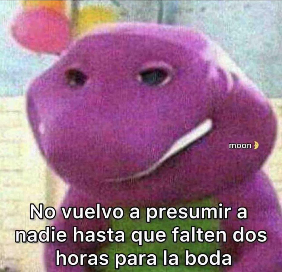 No vuelvo.