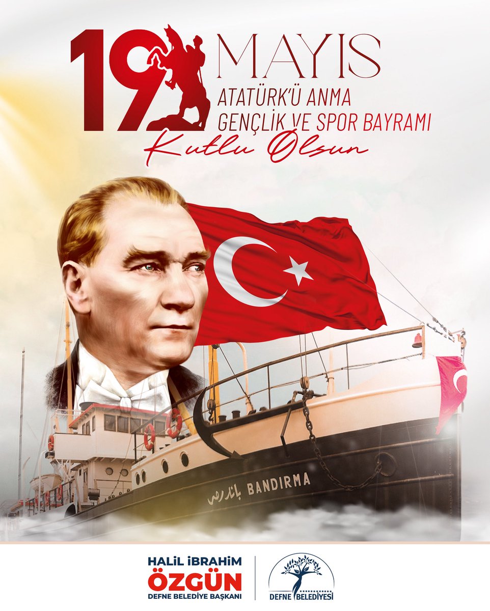 19 Mayıs Atatürk’ü Anma, Gençlik ve Spor Bayramı kutlu olsun!