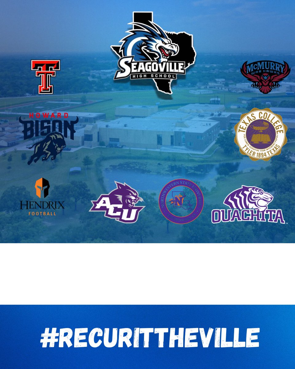 SeagovilleFB's tweet photo. Thanks you to these schools coming by this week watching our kids compete!! https://t.co/PrFgtNV0PM