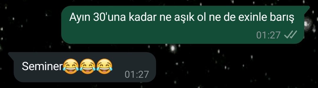Benim akademik takvimin arkadaşlık ilişkilerime yansıyışı ektedir:
