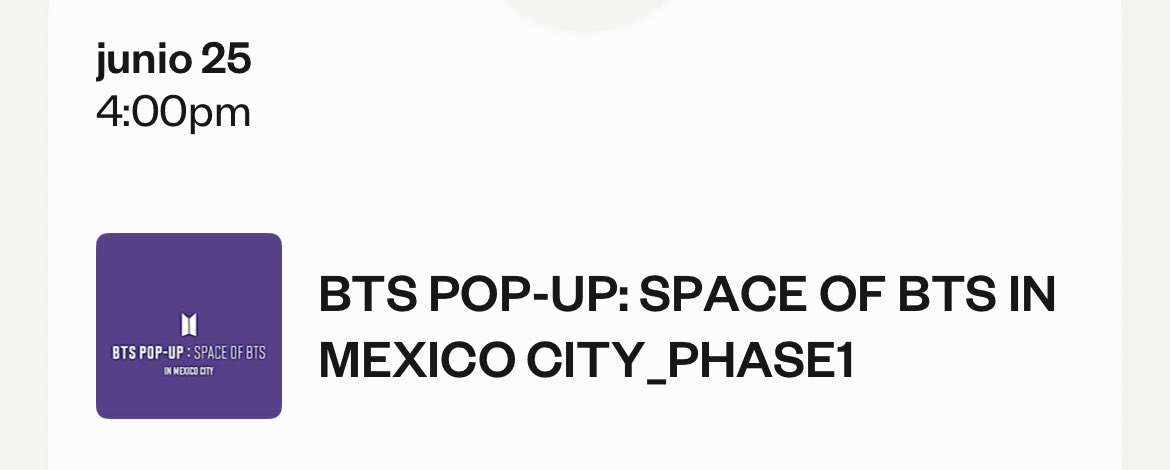 BlueeVane's tweet photo. Después de 1 hora , se logró 💜💜💜💜💜💜💜😭#BTS_CDMX_POP_UP https://t.co/7vLiTFk7gg