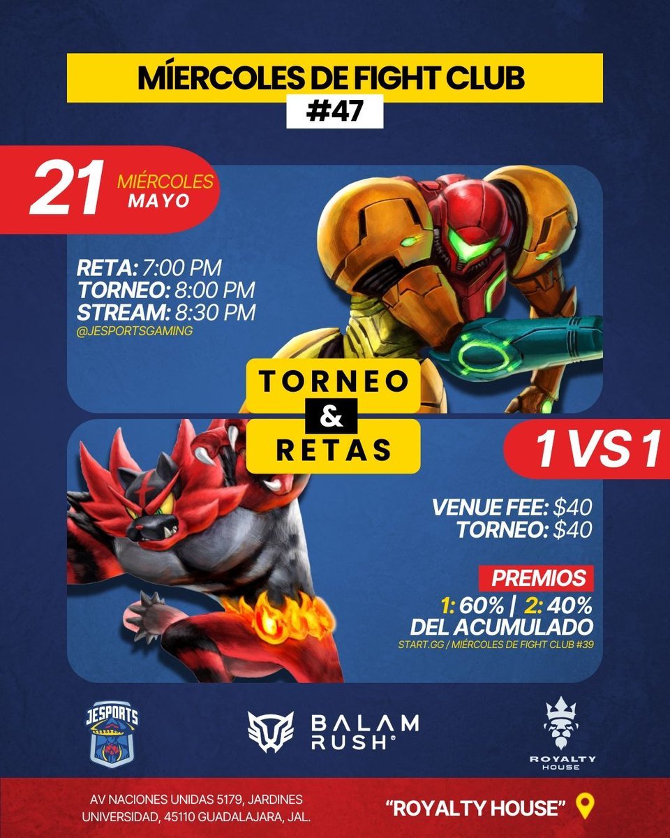 ÉPALE ÉEEPAALEEE 🗣️

Nos vemos en la reta del miércoles en punto de las 7 pm, sobrin@s 🫡

Inscripción ➡️ DM 📨