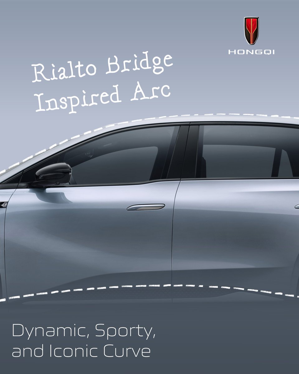 With the design inspired by Venice’s iconic Rialto Bridge and a heart built for performance, the #HONGQI #EH7’s dynamic arc captures the very essence of sporty elegance.

Have you spotted it on the road? Comment below!

#HONGQI #TheLuxury #FinesseAsAlways
