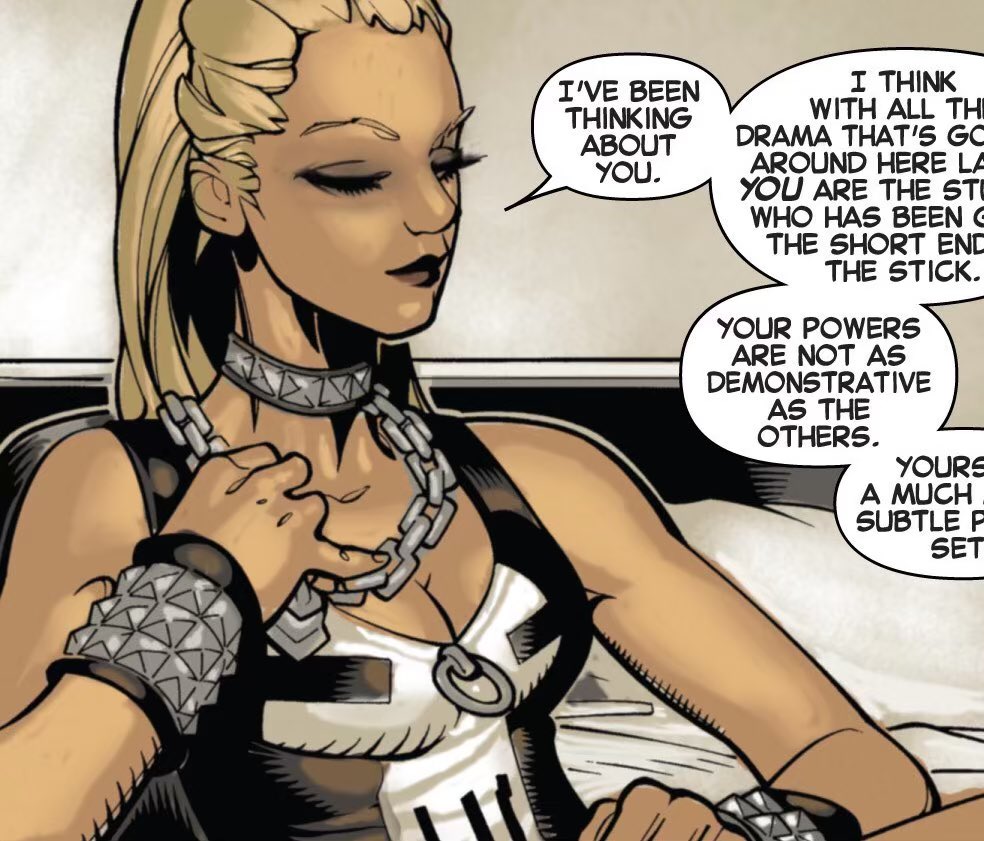 emmasfrosts's tweet photo. the cuntiest emma frost outfit https://t.co/RbWvtyMGhL