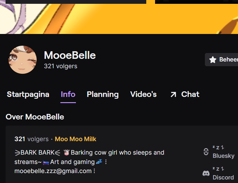 Hi hi! I want to reach 500 followers by the end of the year on Twitch👉👈 If I could get a boost would mean the world to me!! 🐮💕