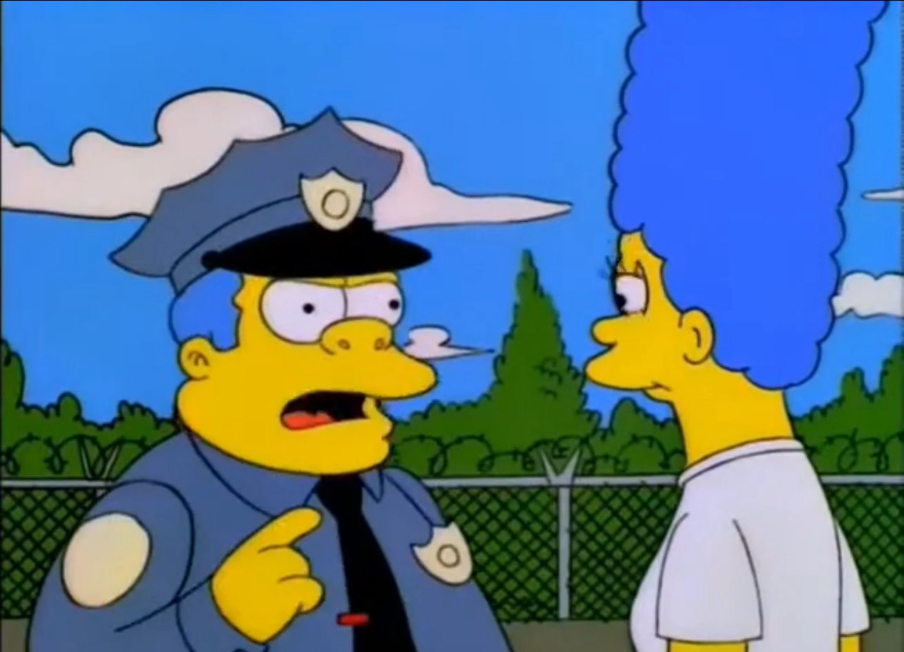 Clancy speaks to Marge