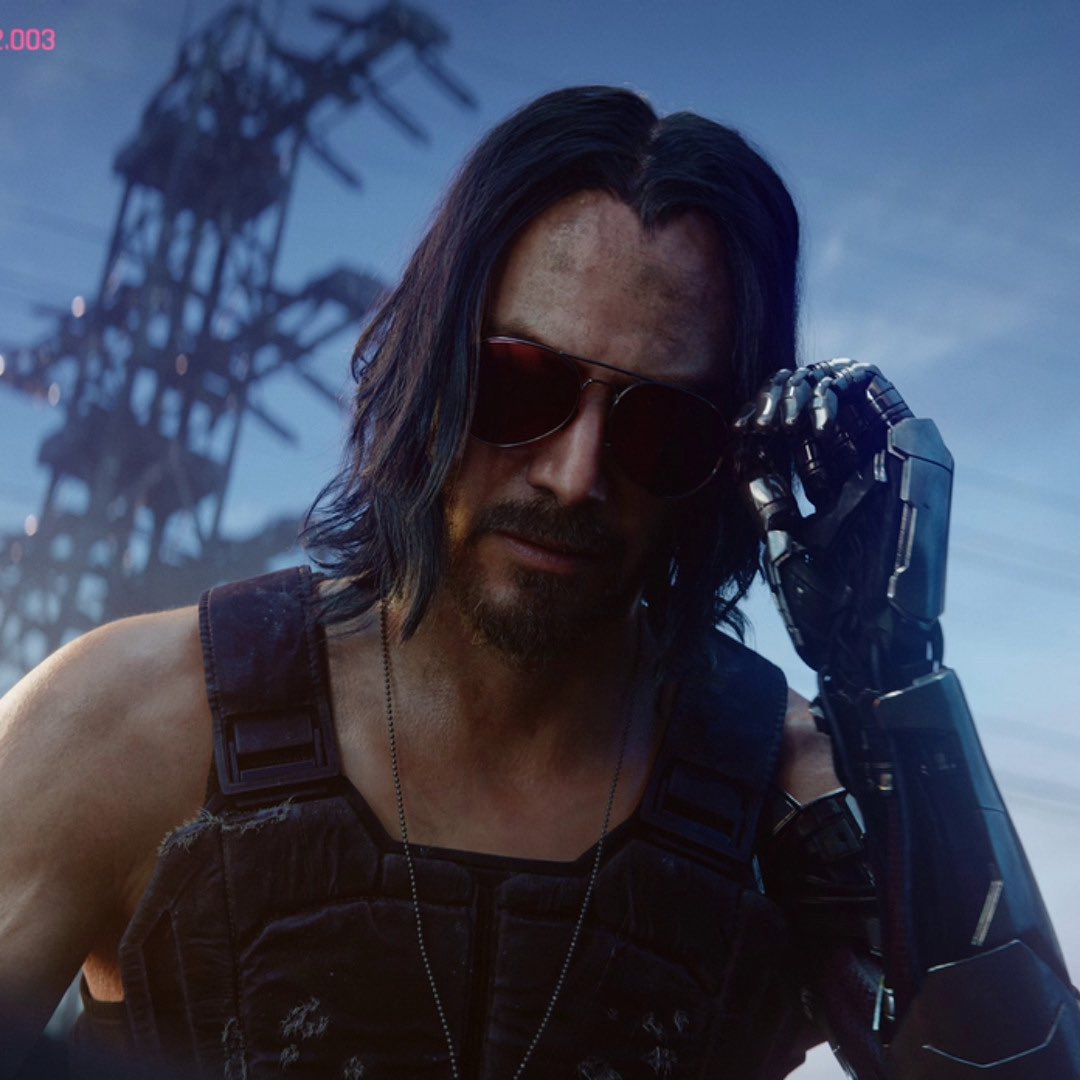 skyxama's tweet photo. “Wake the fuck up Samurai, we got a city to burn” - Johnny Silverhand

Had so much fun editing this! 
#cosplay #editing #CyberPunk2077 https://t.co/ELiWdhzIBm