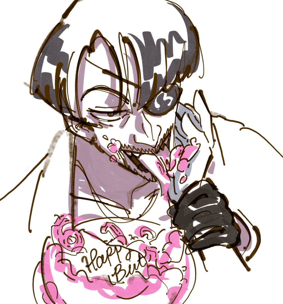 Late to the party…sry 🎂 

#真島吾朗生誕祭2025 ＃真島吾郎