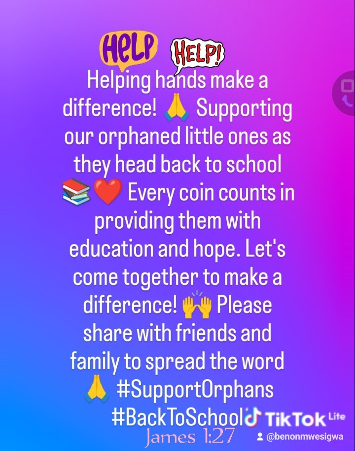 newjerusalemorg's tweet photo. Small acts, big impact! π Let's provide for our orphaned children this back-to-school season πβ€οΈ 'Salt is good, but if it loses its saltiness, how can it be seasoned?' - Mark 9:50 π Share with others and let's spread the love! #BackToSchoolSupport #OrphanCare #FaithInAction. https://t.co/X8XWT3FMho