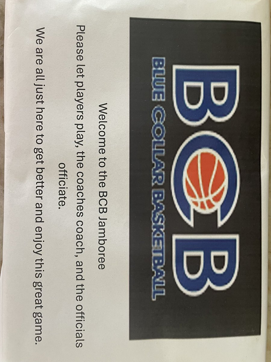 We put on a small <a href="/BCBBall_/">Blue Collar Basketball</a> AAU event this weekend 

S/O to <a href="/CoachTJRosene/">TJ Rosene</a> for leading this 
*Low gate prices 

Focus &amp; Vision was clear

Unfortunately a couple of our teams played in another event where they charged $27.50 and then asked us to have a parent do the book…that’s