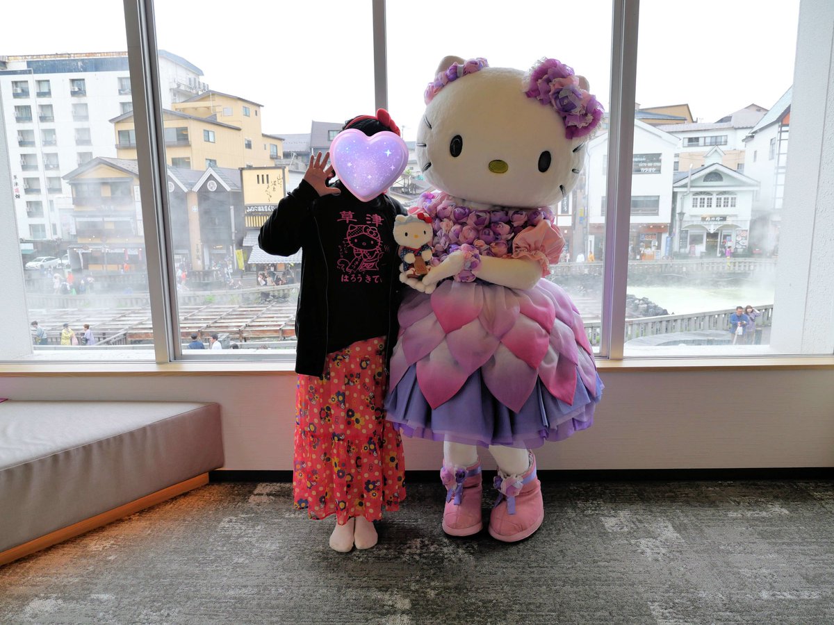 🎀日本旅行 ハローキティに会える草津温泉満喫の旅🎀 🍎キティちゃんと