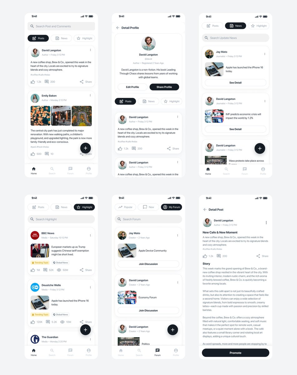 insank18's tweet image. Hey everyone, I'm excited to share this high-quality Mobile Apps Design (Community App) from scratch by me. 6 Screens. For your design asset.
It's FREE for the next 48 hours.
Like this post, and comment "File" to receive the file. (Make sure you’re following so I can DM…