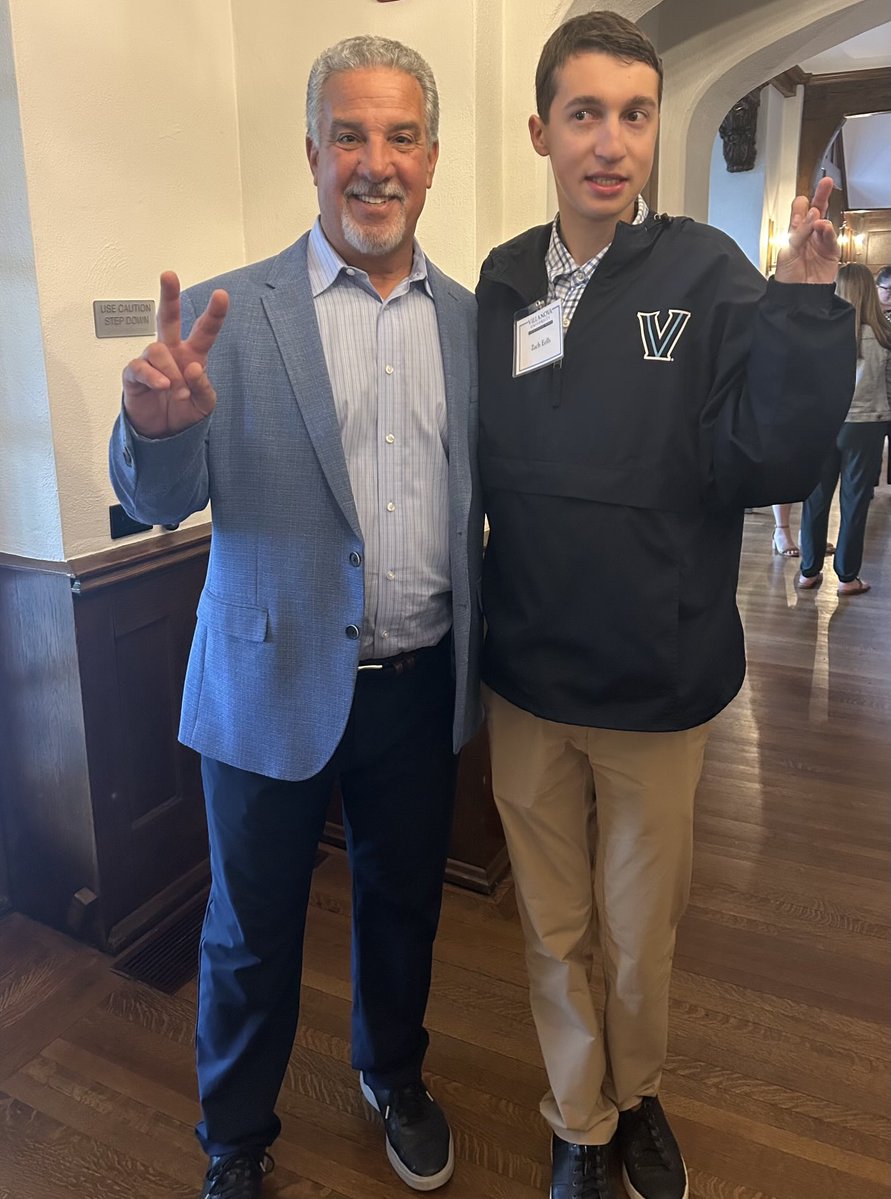 Mark Ferrante (@coachferrantevu) on Twitter photo All of us <a href="/NovaFootball/">Villanova Football</a> congratulate #ZachEells and his classmates from @VUnitedScholars on their <a href="/VillanovaU/">Villanova University</a> graduation this past weekend! Zach was our intern this past season and he did a great job motivating and inspiring us in practices and games!
👍🏻✌🏻🏈💙 All of us <a href="/NovaFootball/">Villanova Football</a> congratulate #ZachEells and his classmates from @VUnitedScholars on their <a href="/VillanovaU/">Villanova University</a> graduation this past weekend! Zach was our intern this past season and he did a great job motivating and inspiring us in practices and games!
👍🏻✌🏻🏈💙