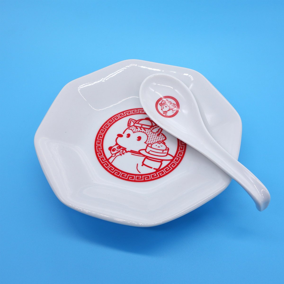 ✨\ 限定25個 /✨
【まんぷく アオン飯店】＜オリジナル中華皿セット＞とアオン飯店NFTが販売中です🐺🐼

気になる方は是非チェックください🐺