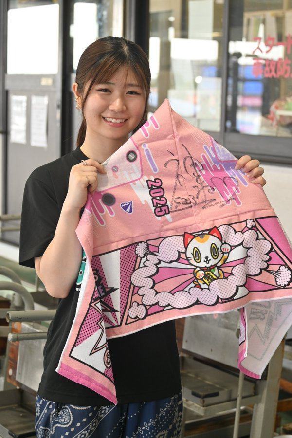 X懸賞(Twitter懸賞)】神里琴音選手サイン入り オリジナルタオルを1名様