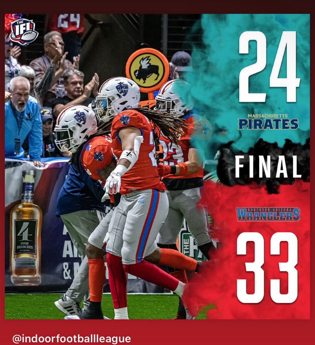 Justin Aaron (@justinaaronuh91) on Twitter photo Boom. The <a href="/ninoprofootball/">Niño Pro Football</a> client and current <a href="/NazWranglers/">NAZ Wranglers</a> DB #23 <a href="/eddie_mcclendon/">Eddie McClendon</a> had one of the best games of his young professional career. He secured his first professional interception this game in the win. Boom. The <a href="/ninoprofootball/">Niño Pro Football</a> client and current <a href="/NazWranglers/">NAZ Wranglers</a> DB #23 <a href="/eddie_mcclendon/">Eddie McClendon</a> had one of the best games of his young professional career. He secured his first professional interception this game in the win.