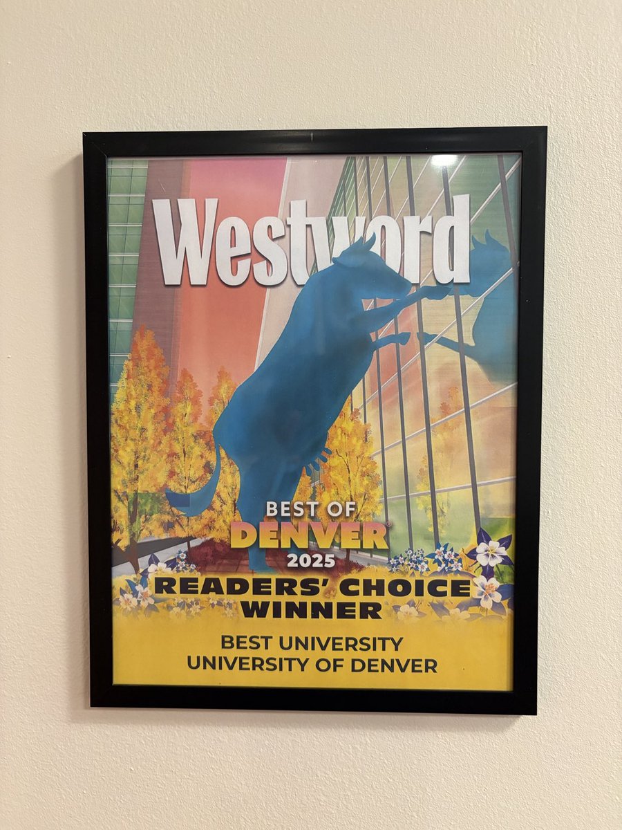 Impressive, ⁦<a href="/UofDenver/">University of Denver</a>⁩!