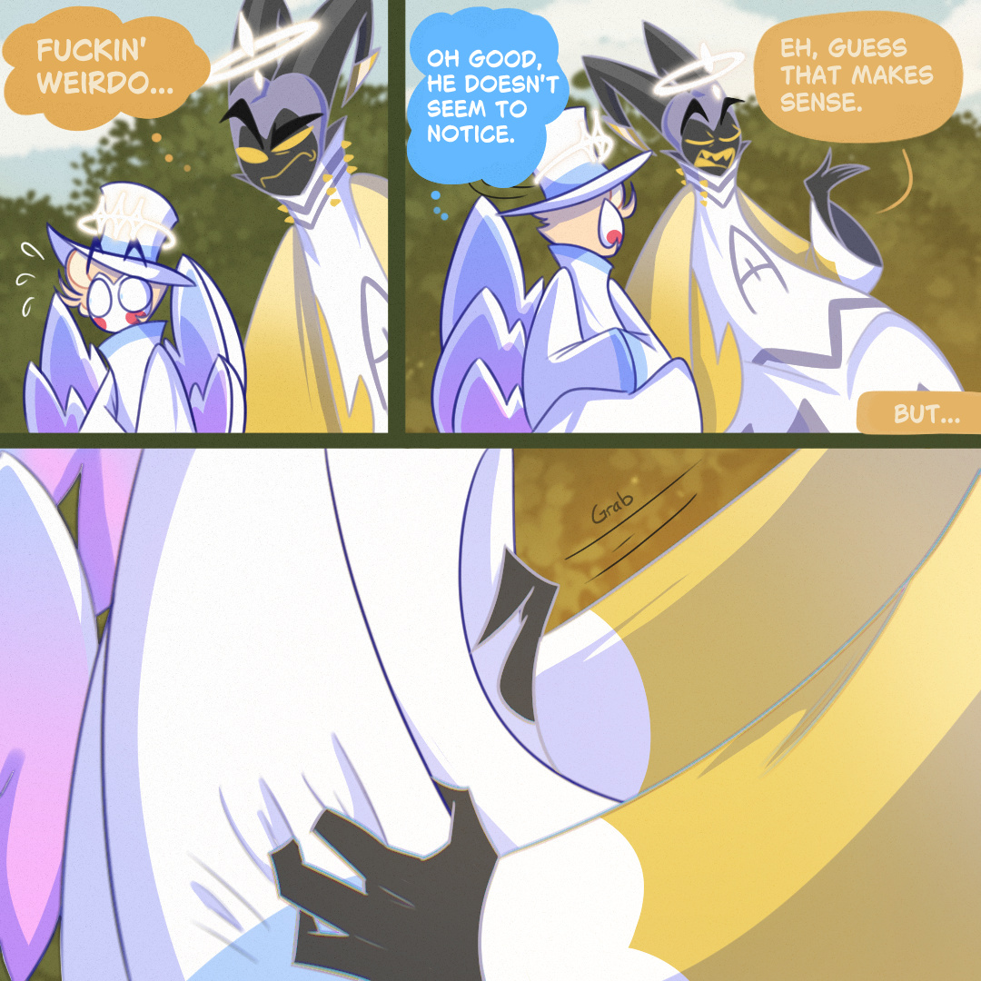 kiwipoplin's tweet photo. He's really in for it now ‼️
#adamsapple #firstapple #hazbinhoteladam #hazbinhotellucifer https://t.co/Es5b3NwtYT