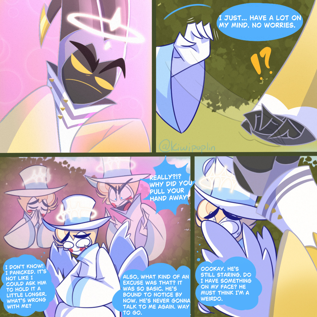 kiwipoplin's tweet photo. He's really in for it now ‼️
#adamsapple #firstapple #hazbinhoteladam #hazbinhotellucifer https://t.co/Es5b3NwtYT