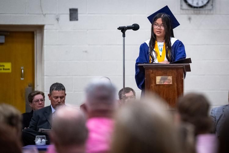 As dozens of classes have done before them, the seniors of Pine Bluffs Junior-Senior High School took their final steps toward graduation Sunday down a candlelit path through the middle of the school's gymnasium, lined with their loved ones. buff.ly/l38YY2U