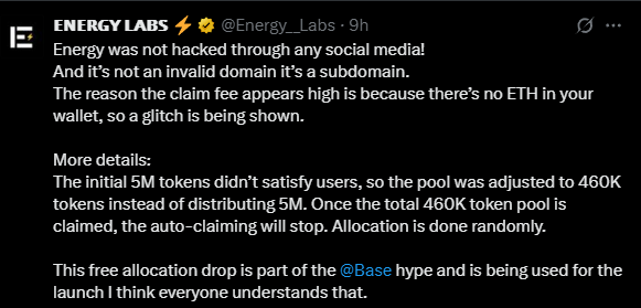 hoatrangia's tweet photo. Another NFT Mintin has just released since yesterday by @Energy__Labs . Their discord is disappeared and now they want to cash-grab again ππ
The NFT art is so suck with 100% created by AI. What kind of stupid project that think we are so dump to buy it. π©
#scam #revokenow https://t.co/N6crR8Y250