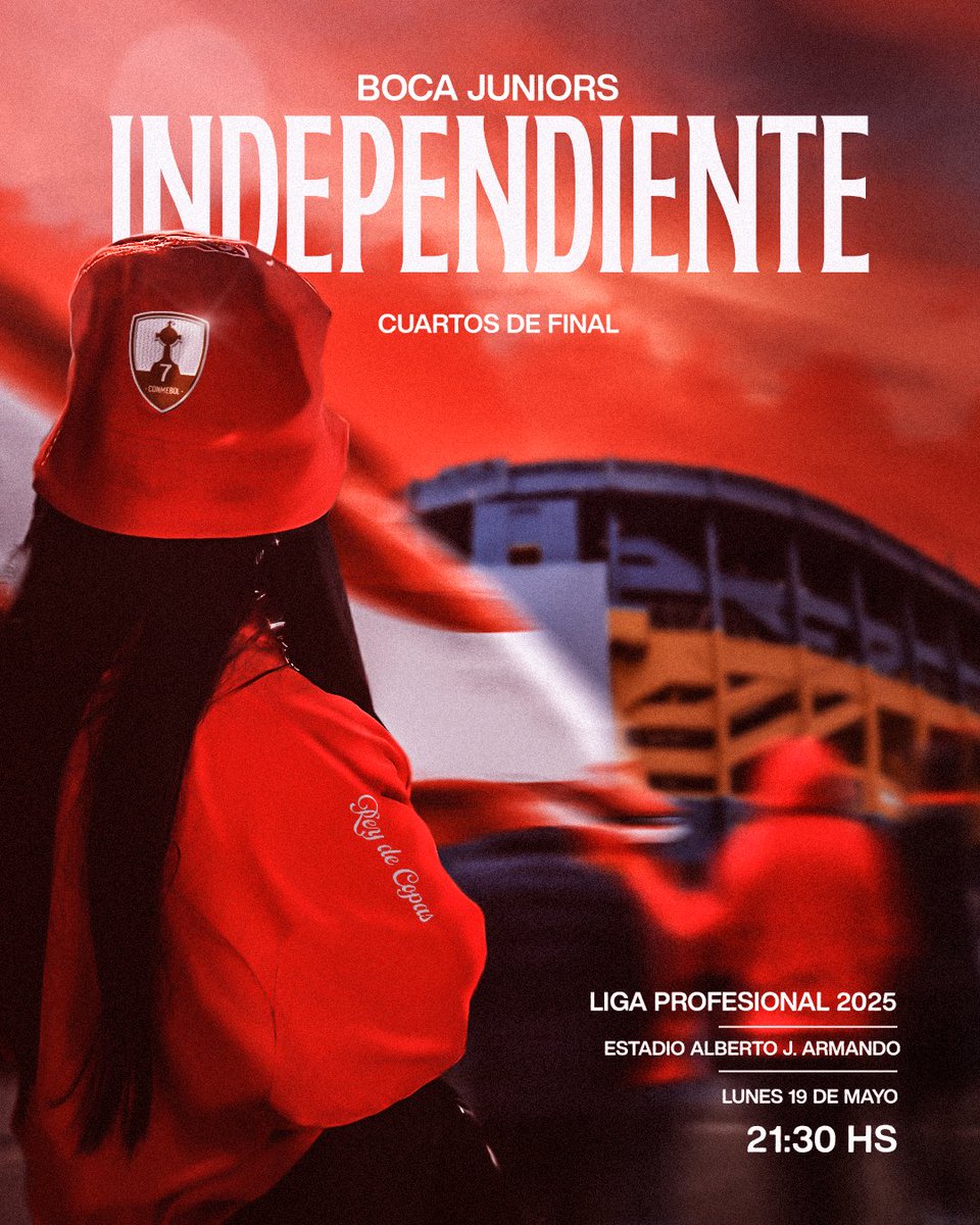 ¡HOY JUEGA #INDEPENDIENTE! 

#TodoRojo 🔴