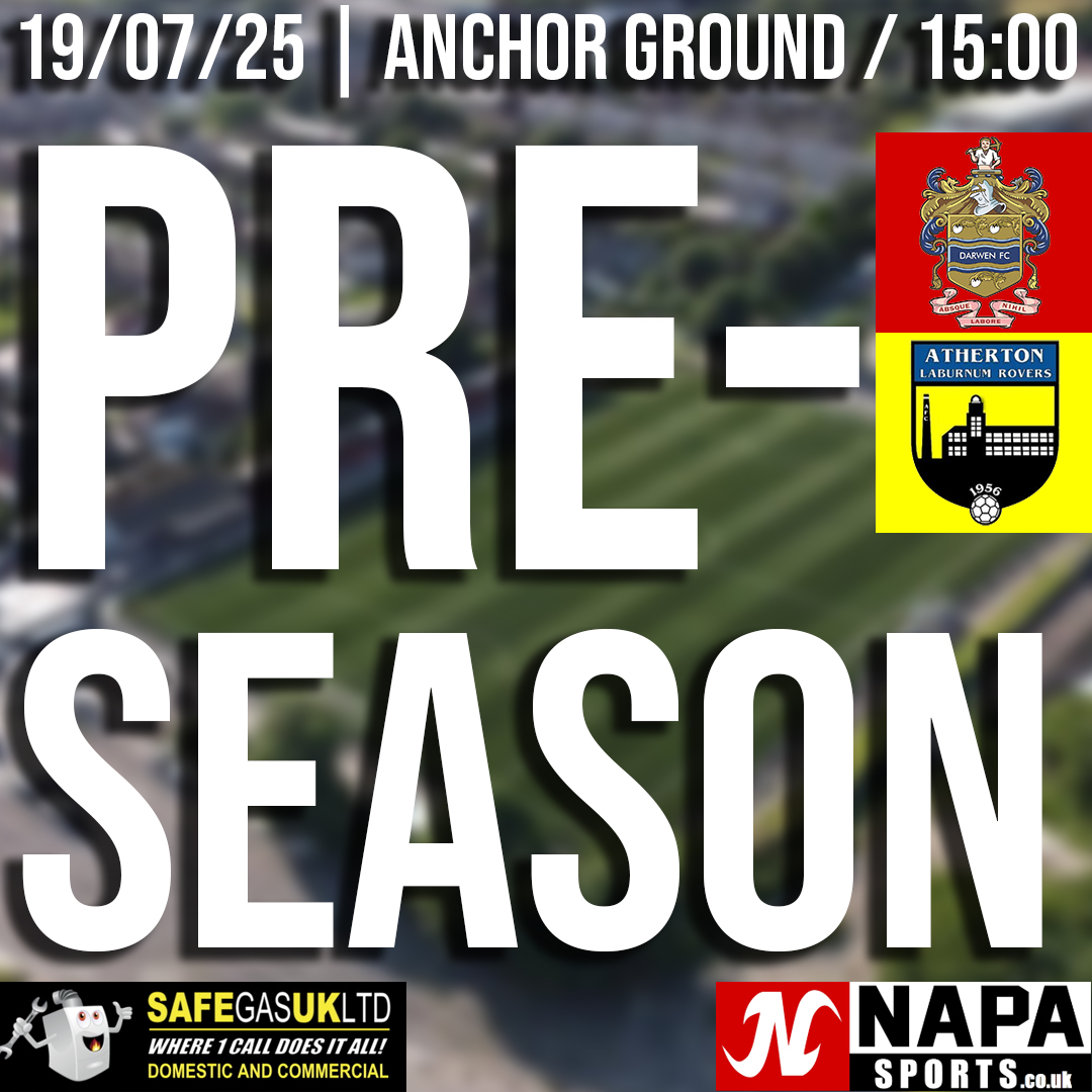 AthertonLRFC's tweet image. 𝐑𝐄𝐓𝐔𝐑𝐍𝐈𝐍𝐆 𝐓𝐎 𝐓𝐇𝐄 𝐒𝐀𝐋𝐌𝐎𝐍𝐄𝐑𝐒

We return to the Anchor Ground for one of our 25/26 Pre-Season fixtures

🆚 | @DarwenFC
🏆 | Pre-Season
🕒 | 15:00
🏟 | Anchor Ground
📍 | BB3 0BB

#WeAreLR
