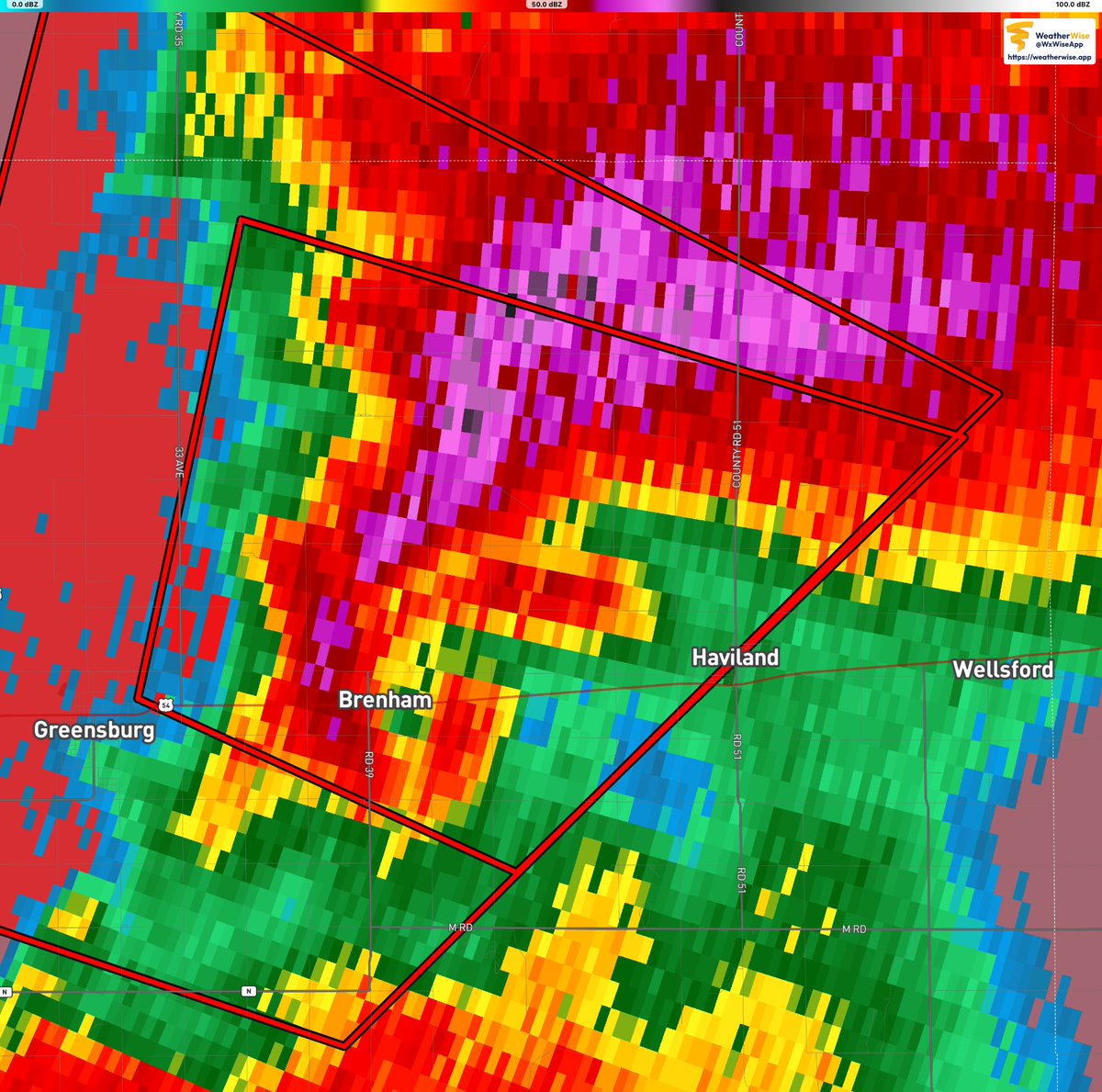 PDS Tornado Warning continues for Haviland KS until 10:30 PM CDT. This is a PARTICULARLY DANGEROUS SITUATION, SEEK SHELTER!

We’re tracking this LIVE now: youtube.com/watch?v=yYOo7k…