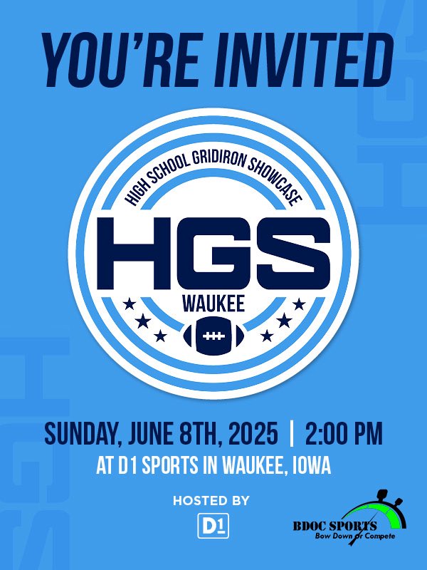 Tyrone Tyler (@coachtytyler) on Twitter photo Athletes looking participate in the 40-yard dash, short shuttle, L-drill, bench press and squat. Players will also perform individual and team drills, participate quick position meeting and 1-on-1 sessions.
Prospect List Ready!
<a href="/HSGridironSC/">High School Gridiron Showcase</a> <a href="/KarterSchult/">Karter Schult</a> Athletes looking participate in the 40-yard dash, short shuttle, L-drill, bench press and squat. Players will also perform individual and team drills, participate quick position meeting and 1-on-1 sessions.
Prospect List Ready!
<a href="/HSGridironSC/">High School Gridiron Showcase</a> <a href="/KarterSchult/">Karter Schult</a>