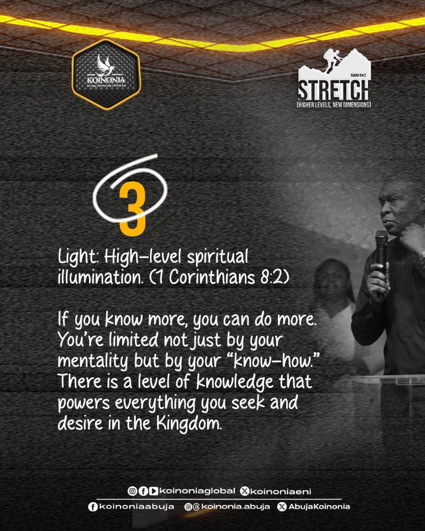 koinoniaeni's tweet photo. #ApostleJoshuaSelman
#Stretch
#HigherLevels
#NewDimensions 
#KoinoniaAbuja 
#KoinoniaGlobal https://t.co/3RaewjDOFc