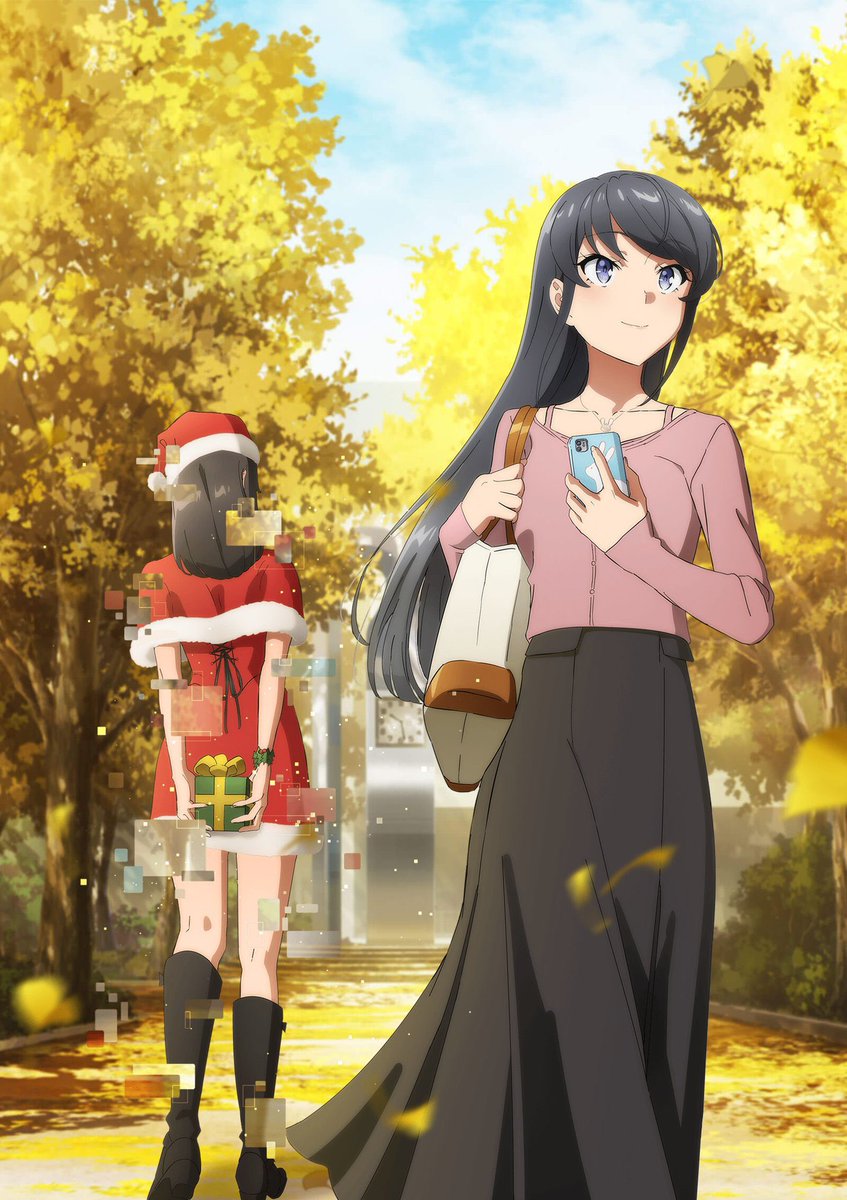 AniMultiverse's tweet photo. New key visual for "Rascal Does Not Dream of Santa Claus" released, 

Release: July 5th 
Studio: CloverWorks   
#bunnygirlsenpai https://t.co/XcBDOBtNXM