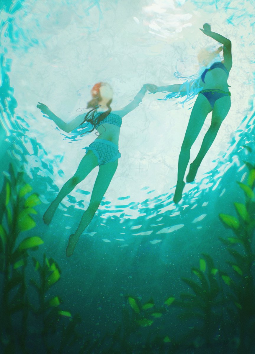 swimming lesbiabs