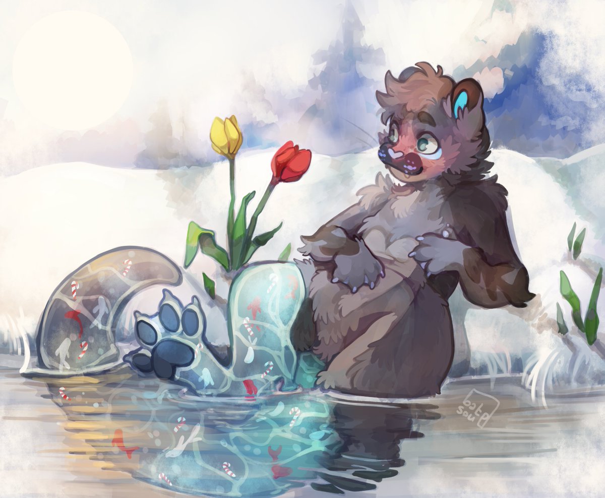 batsoupart's tweet image. another commission of rory for xmas last year x3 I just adore playing with the tail!