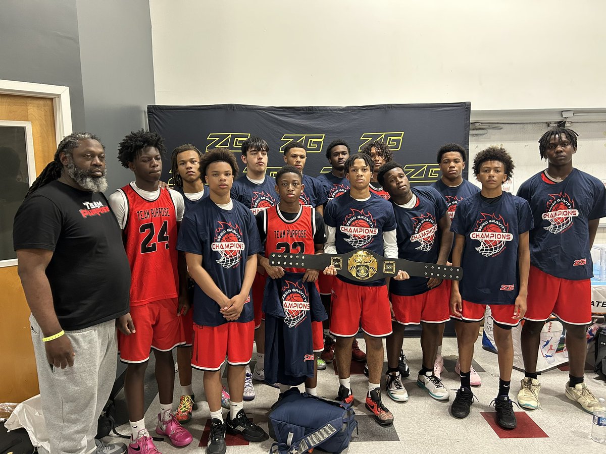 zg_midatlantic's tweet image. Congratulations to Team Purpose 9th Grade boys on winning their division this weekend at #ZGBattlefotheBeltDC
‼️🏀