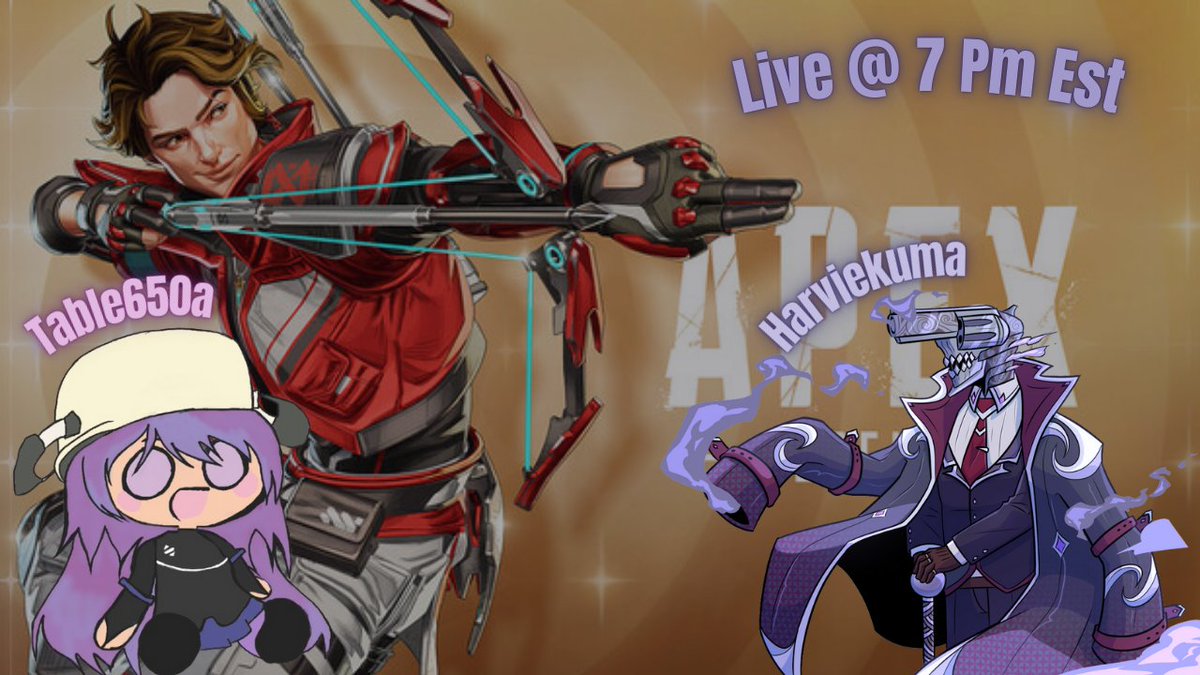 table650a's tweet image. Live with @harviekuma
we playing apex, if u wanna see brain ded movement pull up
twitch.tv/table650a