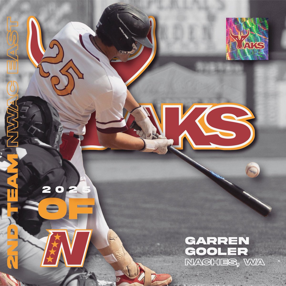Congrats to RS FR <a href="/garrengooler11/">Garren Gooler</a> on 2nd Team OF honors for the <a href="/NWACSports/">NWAC</a> East 🏆