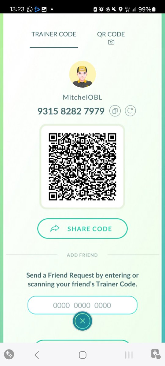 931582827979
#PokemonGO #PokemonGoFriendsCodes
#pokemongofriendcode
#PokemonGOfriends
#pokemongofriend

Feel free 🙂