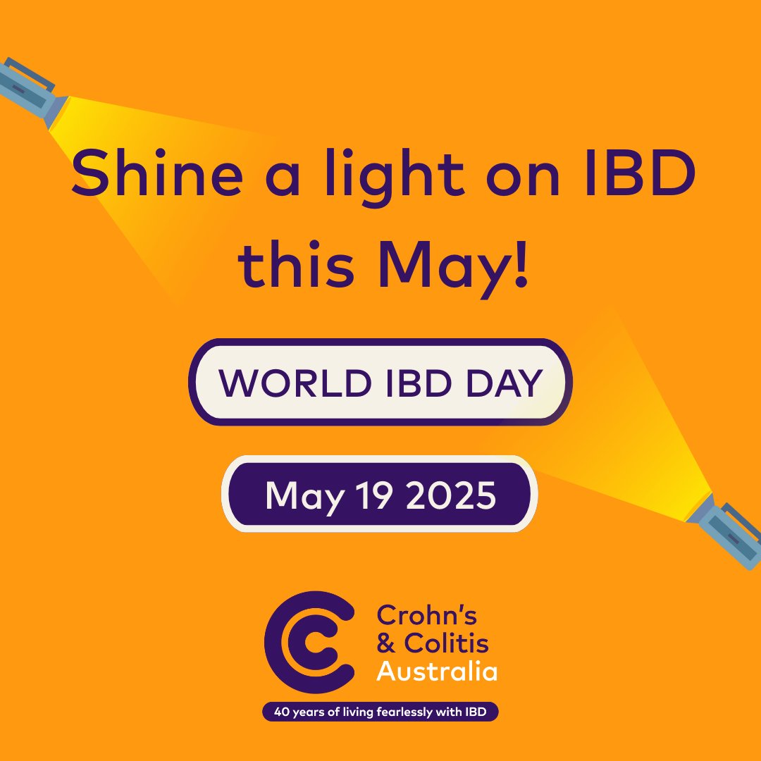 ausEE Inc. (@auseeorg) on Twitter photo Today is #WorldIBDDay2025 and May is <a href="/crohnscolitisau/">Crohn's & Colitis Australia</a> Crohn's & Colitis Awareness Month.
Over 100 sites across Australia will be lighting up purple today in recognition of the almost 180,000 individuals living with inflammatory bowel diseases (IBD).
More: crohnsandcolitis.org.au/how-to-help/cr… Today is #WorldIBDDay2025 and May is <a href="/crohnscolitisau/">Crohn's & Colitis Australia</a> Crohn's & Colitis Awareness Month.
Over 100 sites across Australia will be lighting up purple today in recognition of the almost 180,000 individuals living with inflammatory bowel diseases (IBD).
More: crohnsandcolitis.org.au/how-to-help/cr…