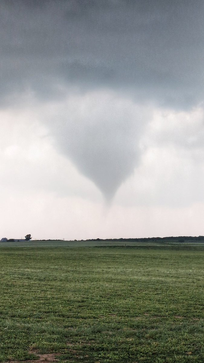 Nice tornado just wrapped up near Arnett Oklahoma!