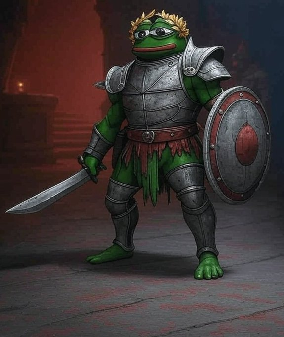 MatuteAdria's tweet photo. @HTX_Global $KEKIUS MAXIMUS 🐸⚔️ https://t.co/eSB4fcP5Cx