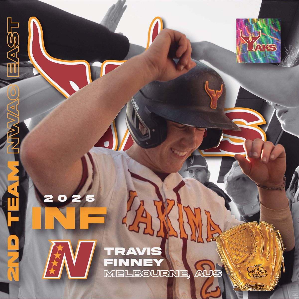 Congrats to SO <a href="/Trav_finney11/">Travis Finney</a> on 2nd Team INF and Gold Glove honors for the <a href="/NWACSports/">NWAC</a> East 🏆